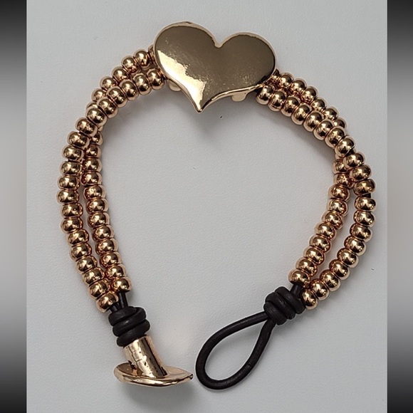 ONE HEART - Bohemian Bracelet - Gold Plated - Picture 5 of 11